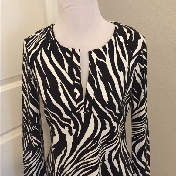 Diane vonFurstenberg Reina Tiger 🐅 Caftan Dress - Picture 3 of 5